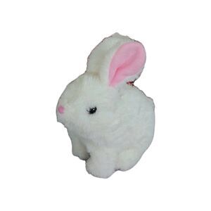 Long-haired Bunny Electric Plush Toy Soft Plush Simulation Shape Small Animal